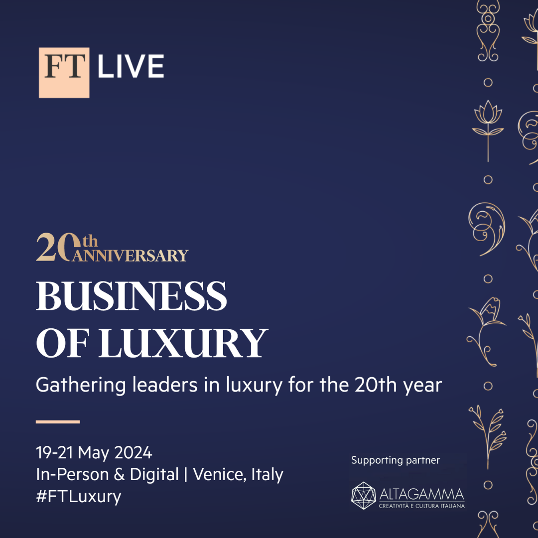ALTAGAMMA PARTNER DEL FINANCIAL TIMES BUSINESS OF LUXURY SUMMIT